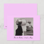 La fameuse carte Beehive Hairdo des années 1960 (Devant / Derrière)