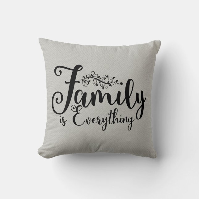 La Famille, c'est tout| Coussin (Recto)