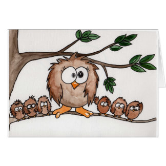 La famille de hibou
