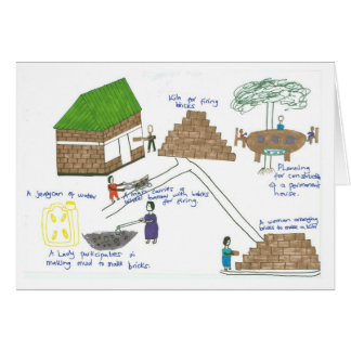 La famille de Hilda fait des briques pour