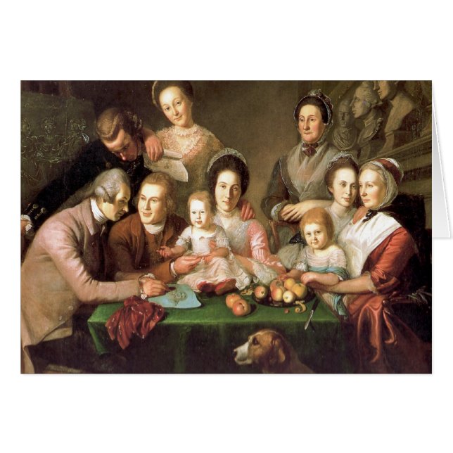 La famille de Peale, par Charles Willson Peale (Devant horizontal)