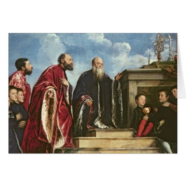 La famille de Vendramin, 1543-47 (huile sur la (Devant horizontal)