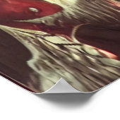 La famille des loups-garous | AI Art Poster (Coin)