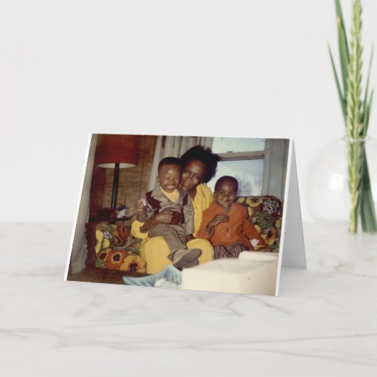 LA FAMILLE EST CARTE DE VOEUX DE RIRE (Devant)