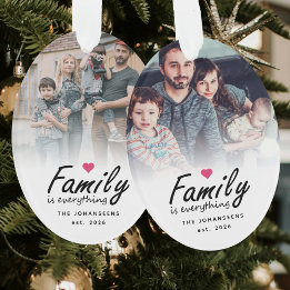 La famille est tout Moderne Personnalisé 2 Photo