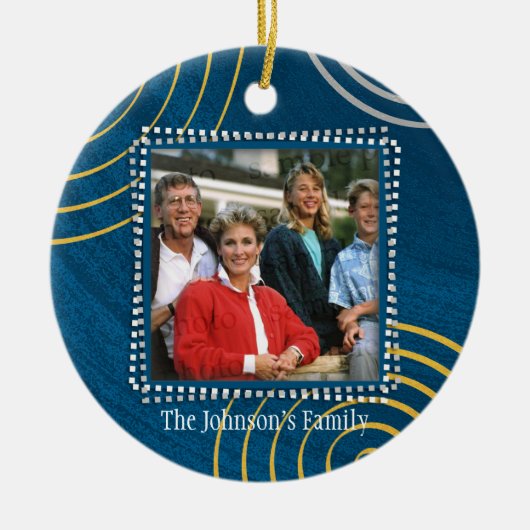 La famille Johnson - Ornement de Noël 2017 (Devant)