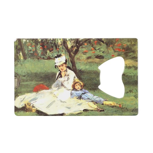 La famille Monet dans son jardin Edouard Manet (Devant (Horizontal))