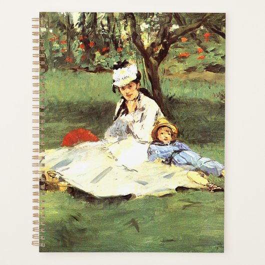 La famille Monet dans son jardin Edouard Manet (Devant)