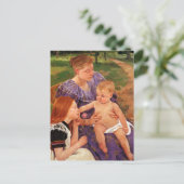 La famille par Mary Cassatt Carte postale (Debout devant)