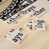 La famille qui prie ensemble le puzzle (Côté)