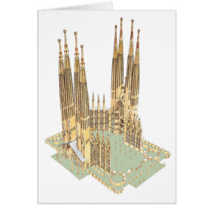 La famille sainte Antonio Gaudi. Barcelone Espagne