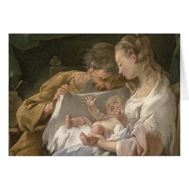 La famille sainte, XVIIIème siècle (Devant horizontal)