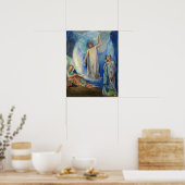La Farge - De registrerende engel Poster (Keuken)