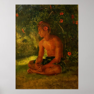 La Farge - Schets van Maua Apia, één van onze boot Poster
