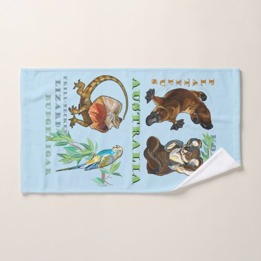 La faune australienne (Serviette à main)