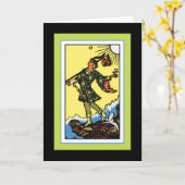 La fausse carte de voeux (Fleur jaune)