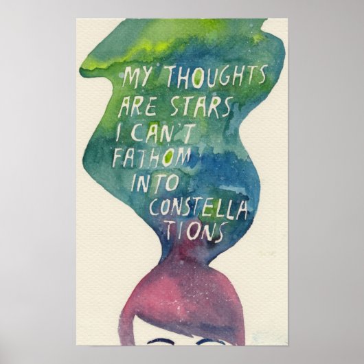 la faute dans notre poster de citations étoiles (Devant)