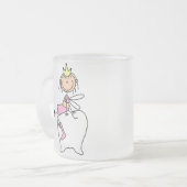 La fée de dent s'assied sur une tasse de dent (Devant gauche)