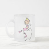 La fée de dent s'assied sur une tasse de dent (Gauche)