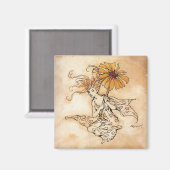 La Fée de la marguerite - Magnet (Recto/Verso)