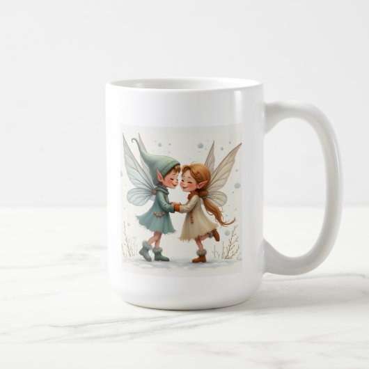 La fée d'hiver d'une paire de Mugs (Droite)