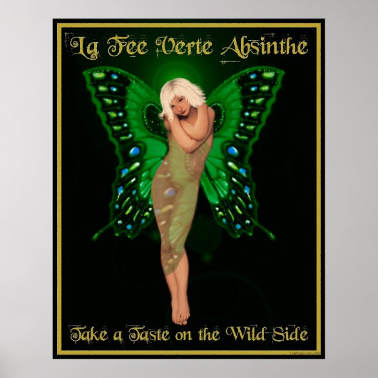 La Fee Verte Absinthe Poster (Voorkant)