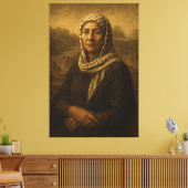 La femme de Gaza en toile (Insitu(Salon))