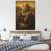 La femme de Gaza en toile (Insitu(Chambre))