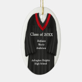 La femme des ornements noirs et rouges (Droite)