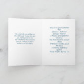 La femme du pasteur BE Carte de remerciements (Intérieur)