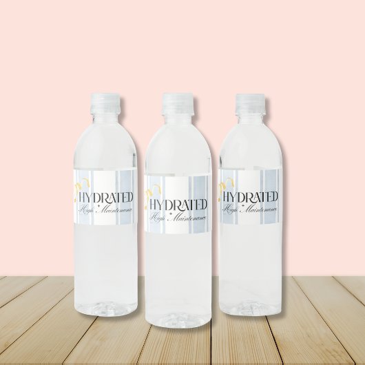 La Femme Lotus-Lemon thème étiquette bouteille d'e