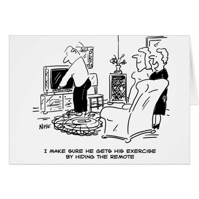 La femme masque la télécommande de la télévision (Devant horizontal)