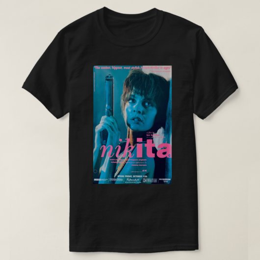 La Femme Nikita Poster T-shirt (Design voorkant)