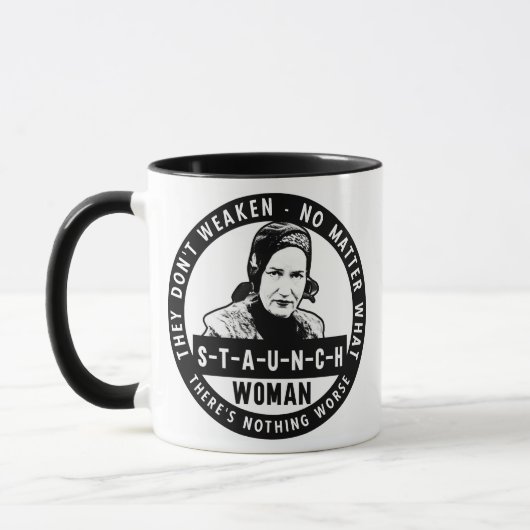 La Femme Staunch Cite Mug (Gauche)