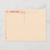 La femme sur la carte postale Wheatfield (Dos)