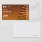 La fenêtre façonne des cartes de visite (Devant / Derrière)