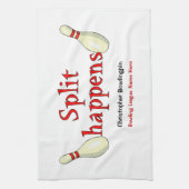 La fente drôle personnalisée se produit serviette (Vertical)