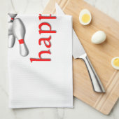 La fente drôle se produit serviette de bowling (Quart Plié)