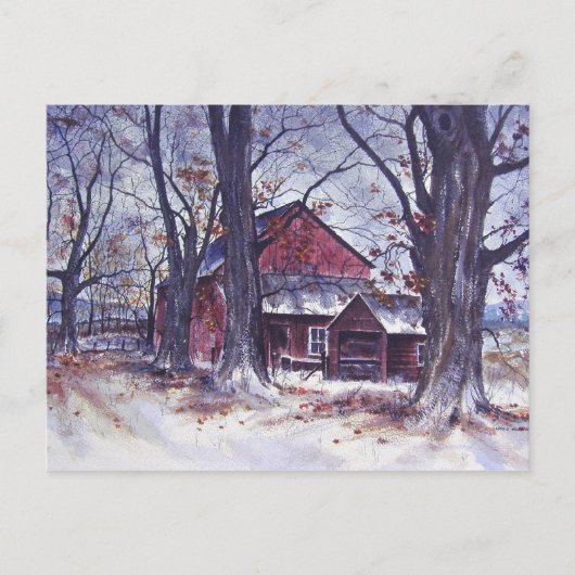 La ferme cachée - carte postale (Devant)