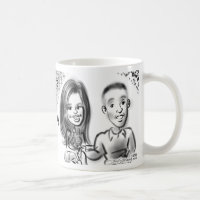 La Fête de la mariée Caricatures la tasse 2014a