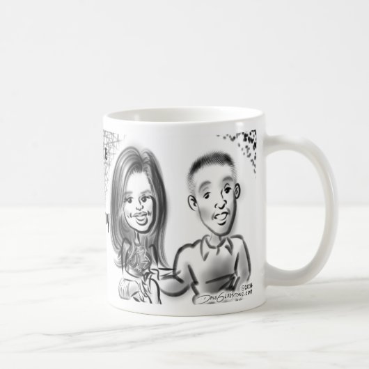 La Fête de la mariée Caricatures la tasse 2014a (Droite)