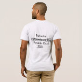 La fête de la République de Barbade ? T-shirt 2021 (Dos entier)
