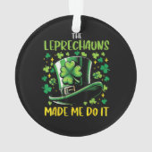 La fête de la Saint-Patrick Les lutins m'ont fait (dos)