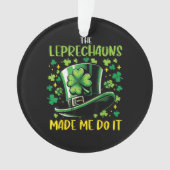 La fête de la Saint-Patrick Les lutins m'ont fait (devant)