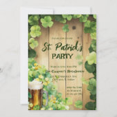 La Fête de la Saint-Patrick | Trèfle | Invitation (Devant)