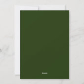 La Fête de la Saint-Patrick | Trèfle | Invitation (Dos)