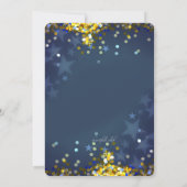 La fête de Noël miroite invitation (Dos)