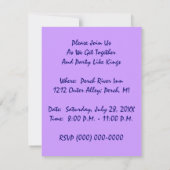 LA FÊTE DES INVITATIONS ROI COMME LES ROIS : INVIT (Dos)