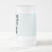 LA FÊTE DES PÈRES FROSTY DE PÈRE FROSTED GLASS Mug (Centre)