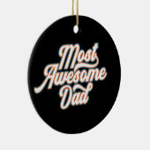 La Fête des pères papa la plus géniale | Ornement (Droite)